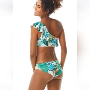 NWT Vince Camuto Swim Shirred Bikini Bottoms